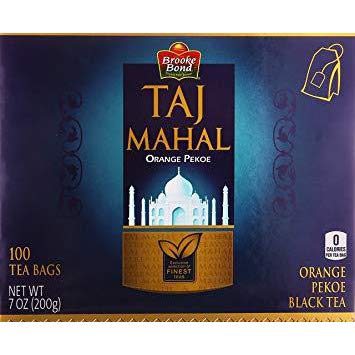 Taj Mahal Orange Pekoe Black Tea Bags 200 G