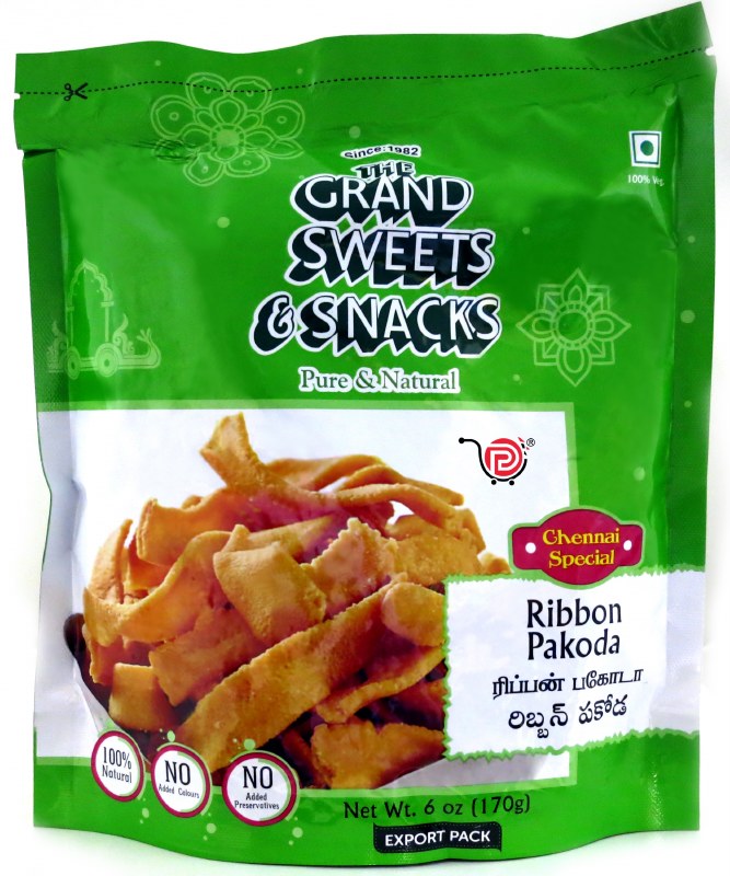 The Grand Sweets & Snacks Ribbon Pakoda 170 G.M