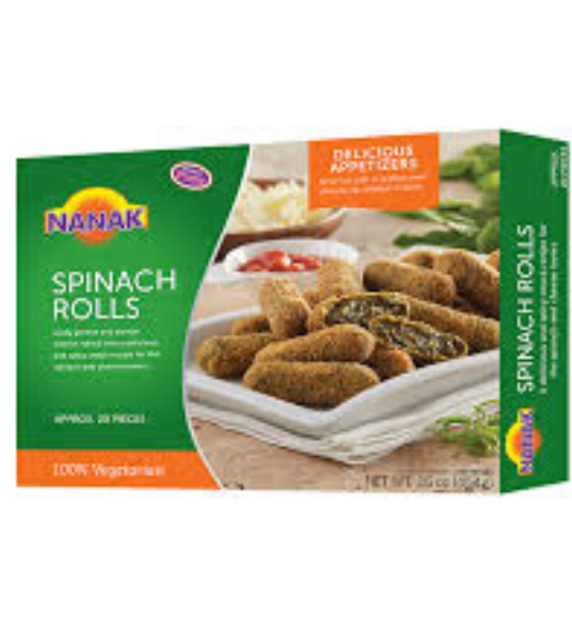 NANAK SPINACH ROLLA 20P