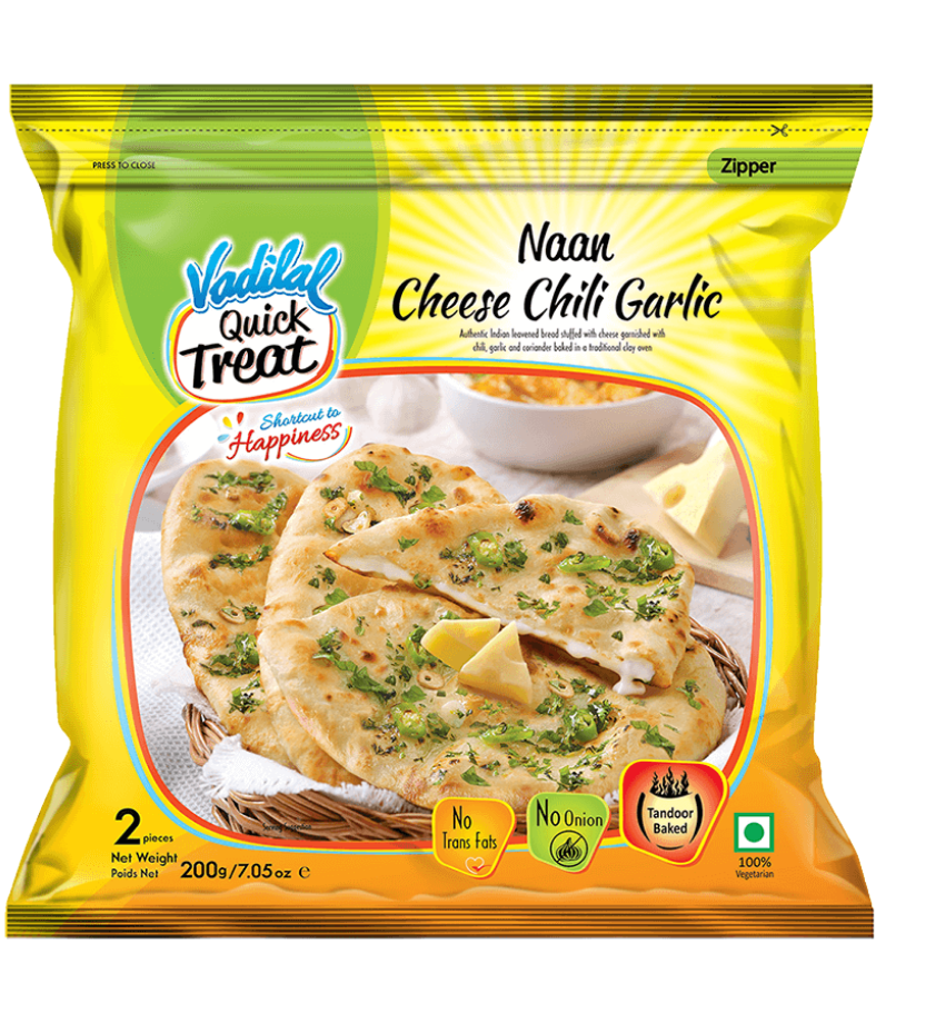 Vadilal Footlong Naan 5 Pcs