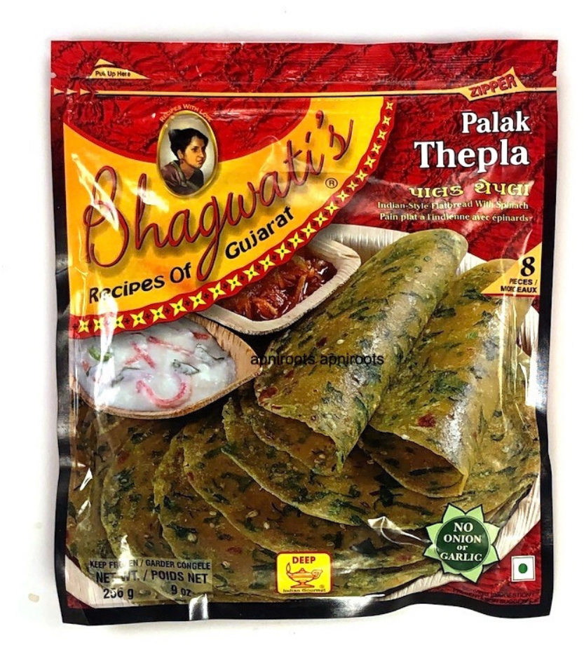 Bhagwati palak thepla 256 gm