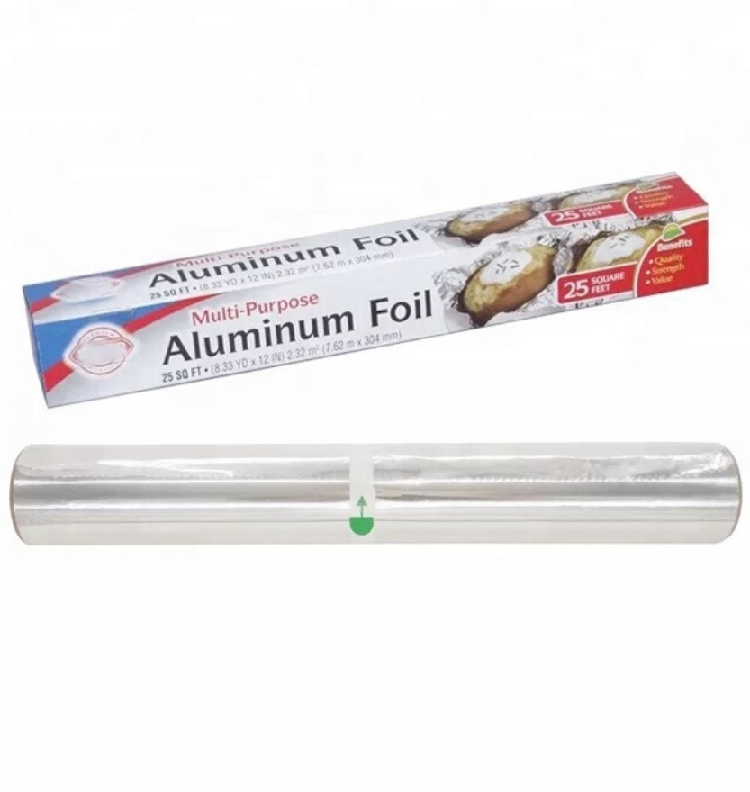 Rec & White Aluminium Foil 25Sq Ft