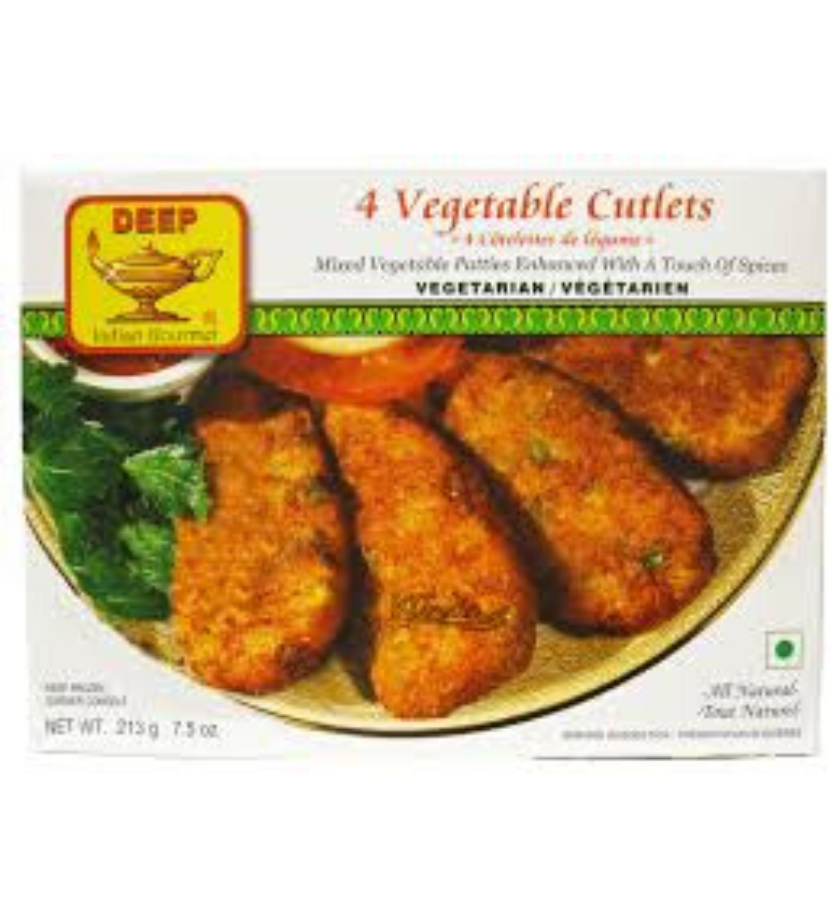 Deep Vegetable Cutlets 212 Gm