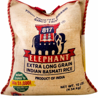 Elephant Extralonggrain Basmati Rice 10Lb