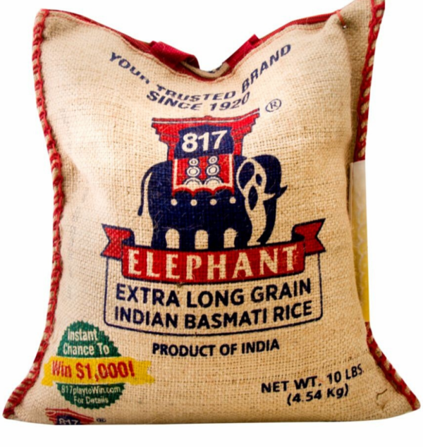 Elephant Extralonggrain Basmati Rice 10Lb