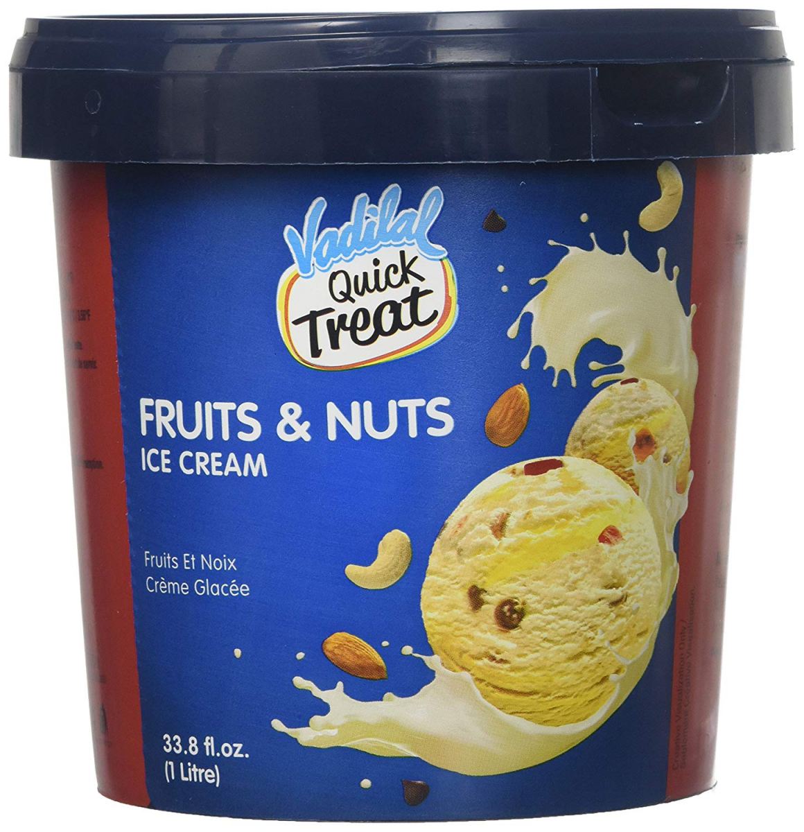 Vadilal Ice Cream Fruits And Nuts 1L