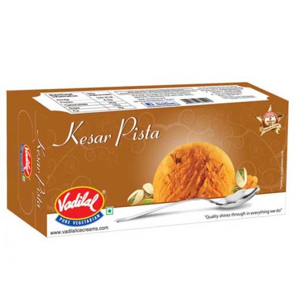 Vadilal Ice Cream Kesar Pista 500Ml