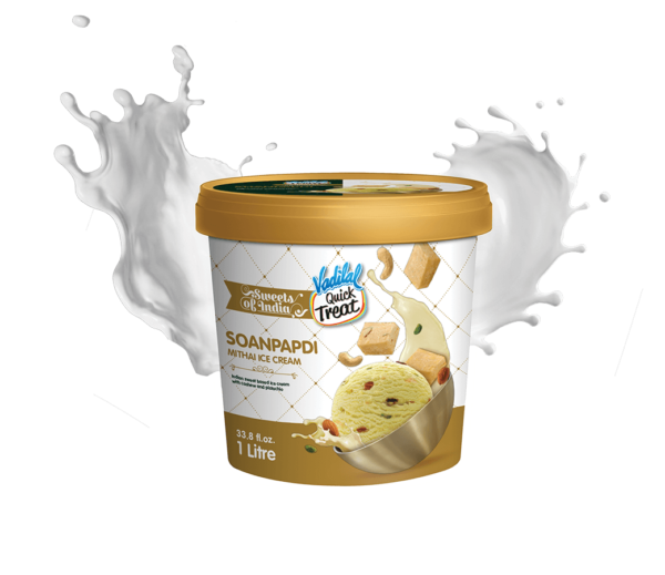 Vadilal Soanpapdi Icecream 1 Ltr