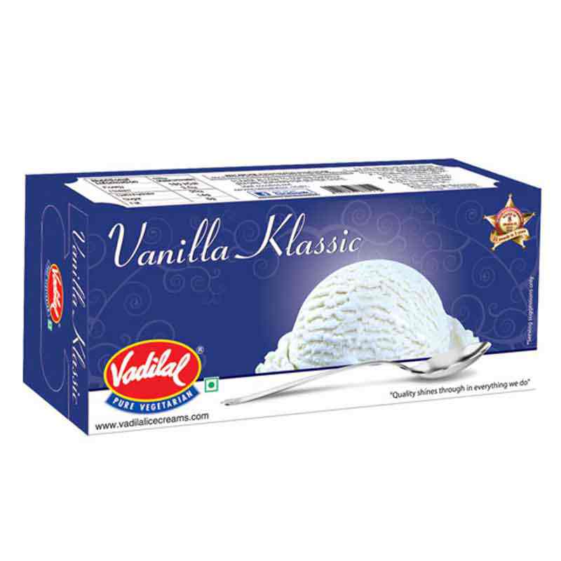 Vadilal Vanilla Icecream 2 Ltr