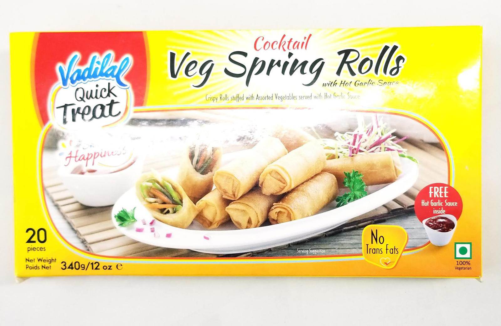 Vadilal Veg Spring Rolls 20 Pcs