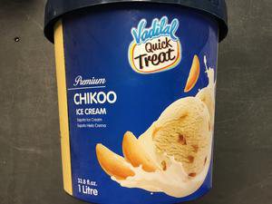Vadilal Chikoo Ice Cream 1L