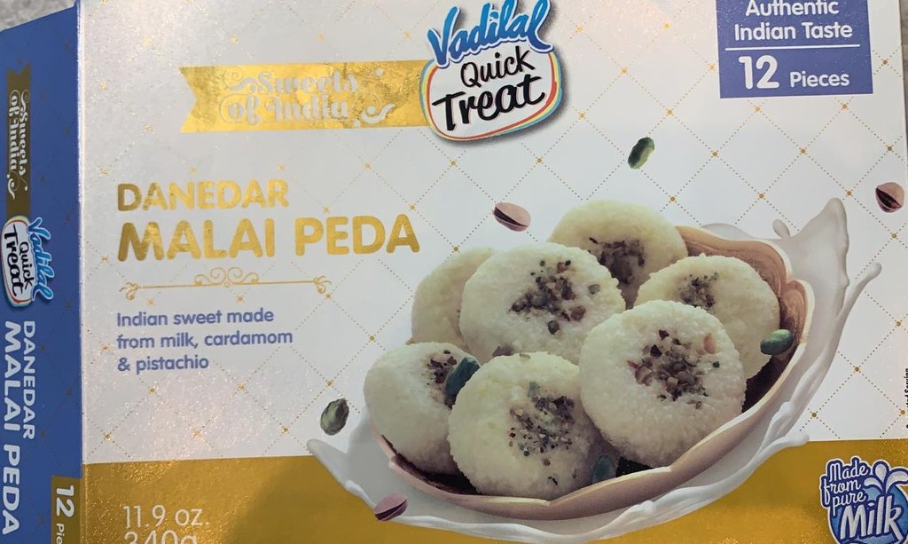Vadilal danedar malai peda 340gm