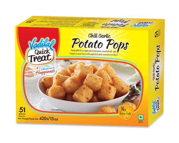 Vadilal Potato Pops 420Gm