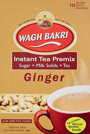 Waghbakri Ginger Tea Unsweetened 140 Gm