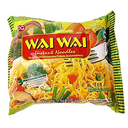 Wai Wai Vegetable Instant Noodles 65 G
