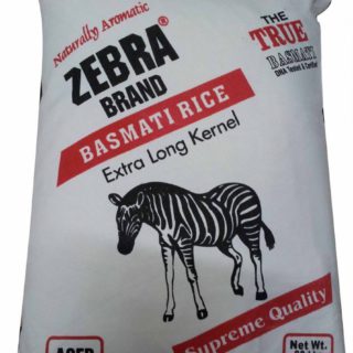 Zebra Basmati Rice 20Lb
