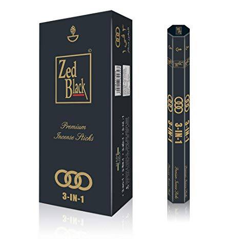 Zed Black 3 In 1 Incense