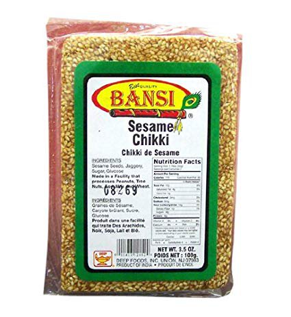 Bansi Sesame Chikki 3.5 Oz