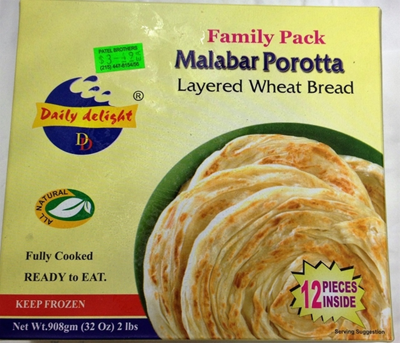 Daily Delight Malabar Porotta Family Pack