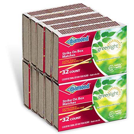 Diamond Strike On Box Matches 32 Count
