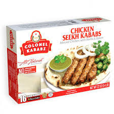 Colonel Kababz Chciken Seekh Kabab 22 Oz