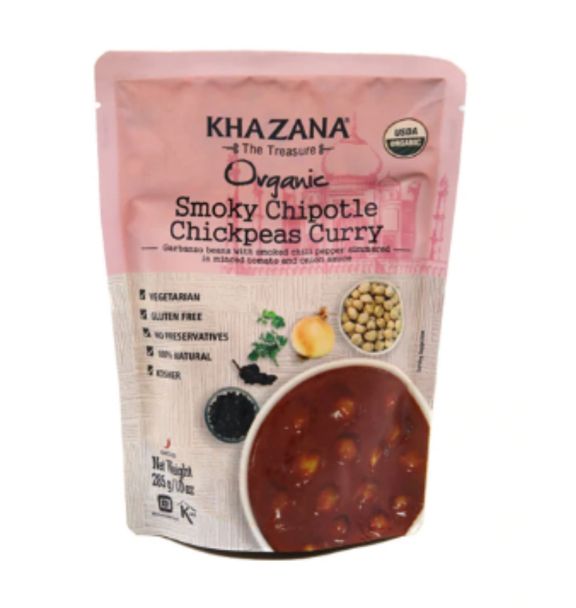 Khazana organic smoky chickpeas curry 10 oz
