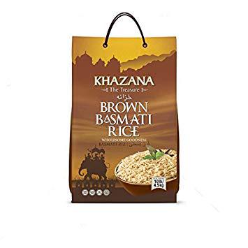 Khazana Brown Basmati Rice 10 Lb