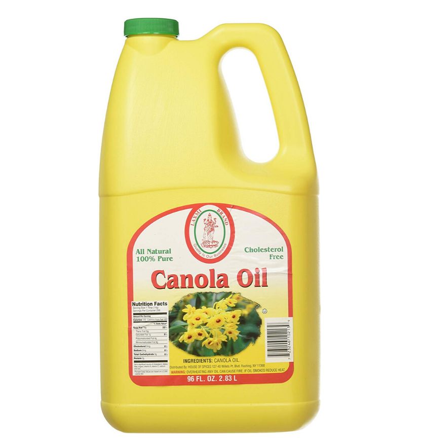 LAXMI CANOLA OIL 96 FL.OZ 2.83 L