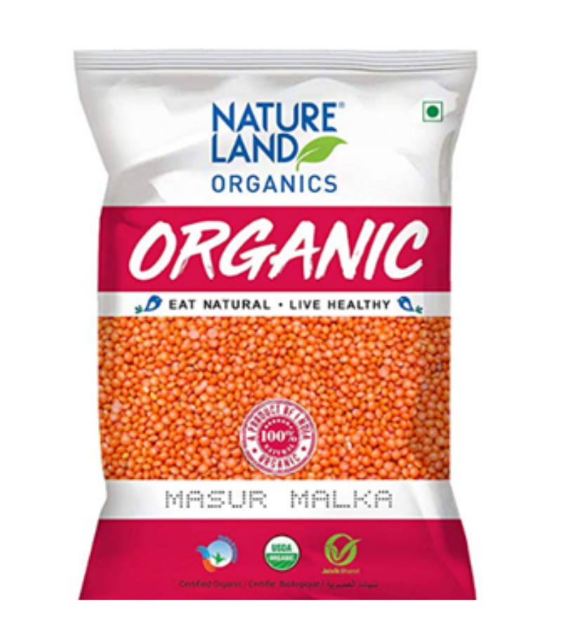 Nature Pearls Organic Masoor Malka 2Lb