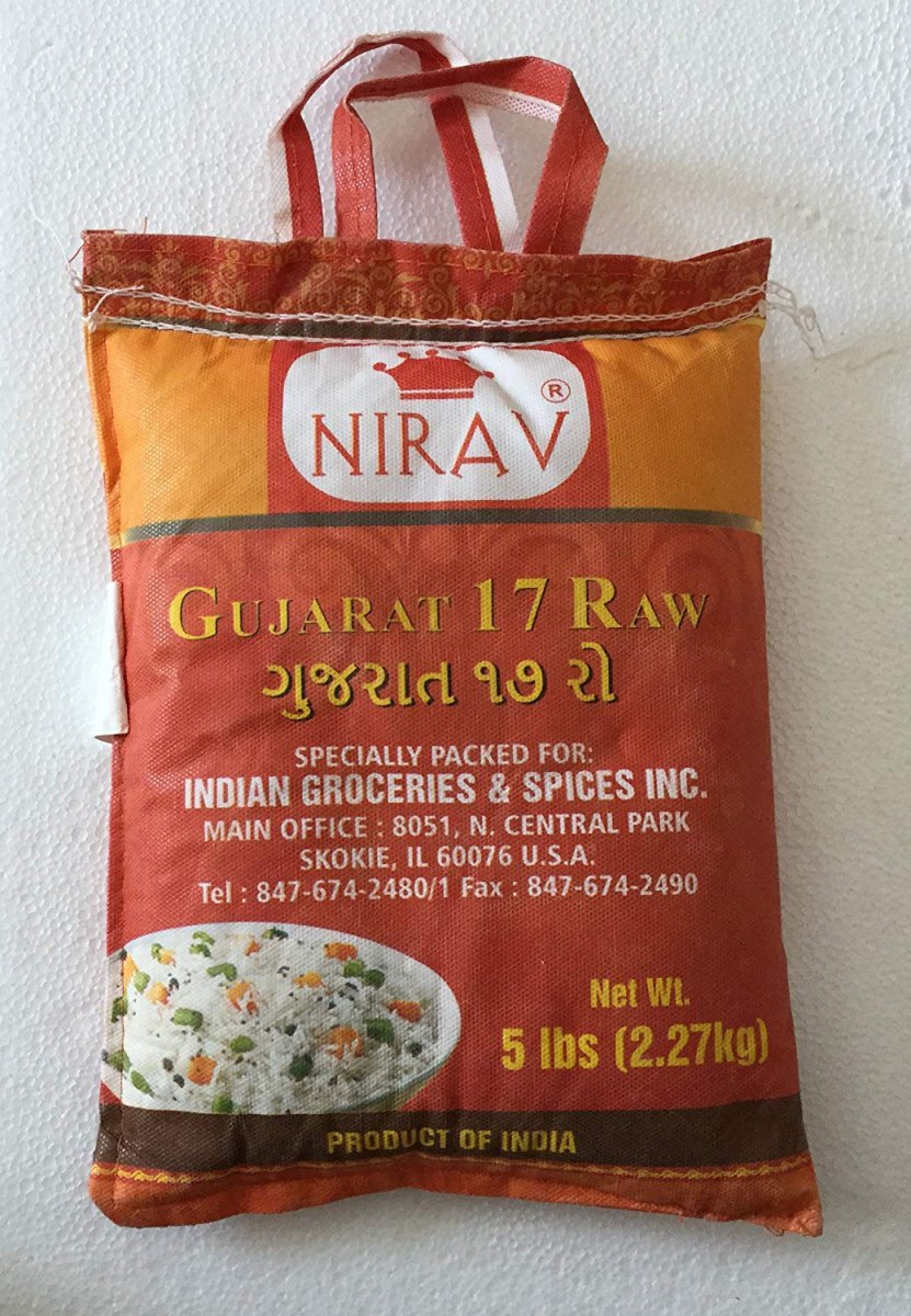 Nirav Gujarat 17 Rice 10 Lb