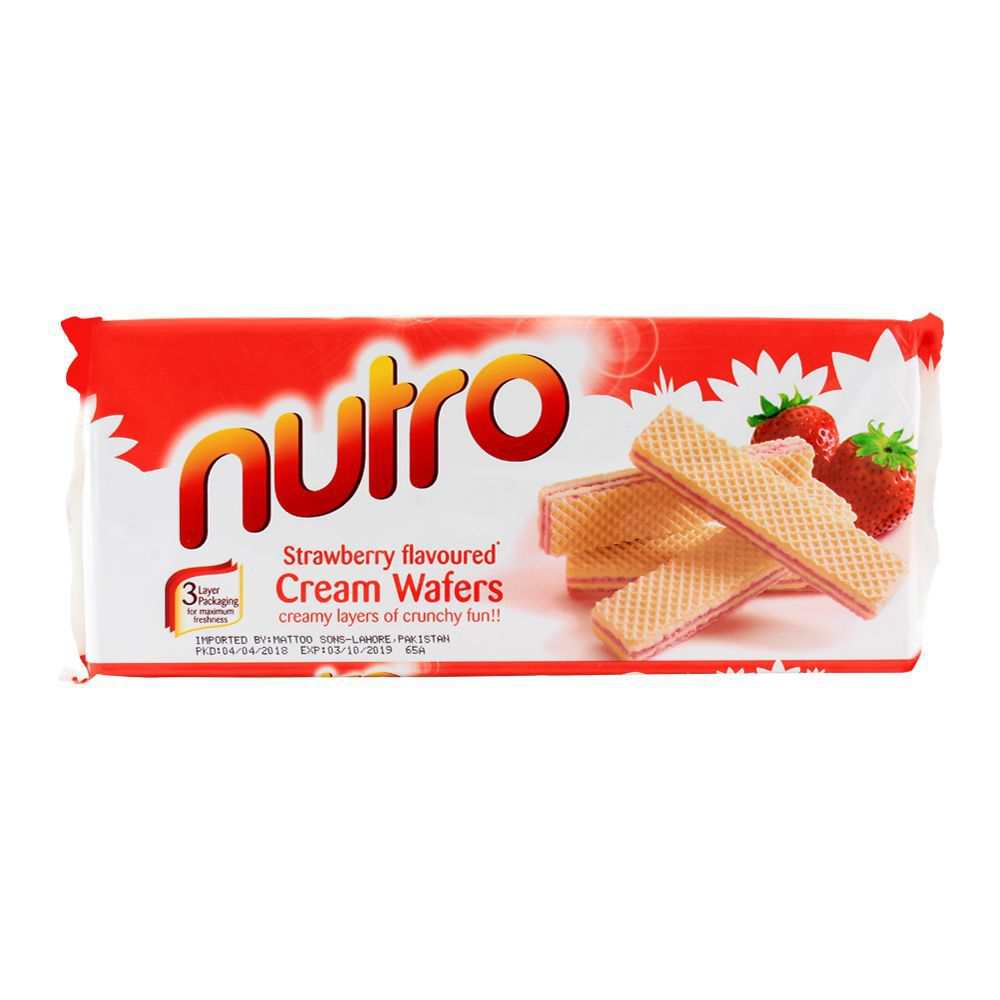 Nutro Strawberry Wafers 150 Gm