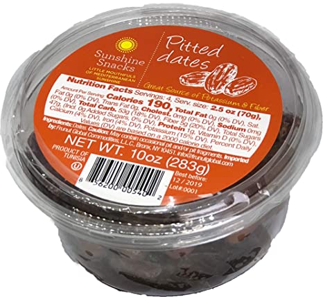 Sunshine Pitted Dates 10Oz
