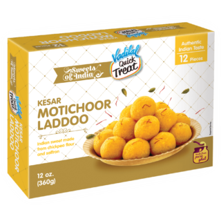 Vadilal Kesar Motichoor Laddoo 12 Oz