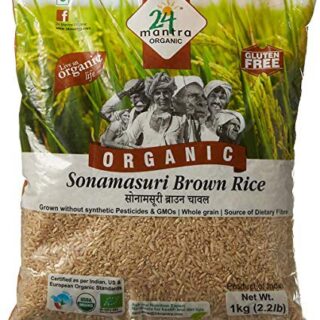 24 Mantra Organic Sonamasuri Brown Rice 2Lb