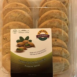 Crispy Pistachio Shortbread Cookies 350 Gm