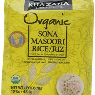 Khazana Organic Sonamasoori Rice 10Lb