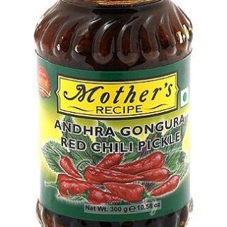Mother Gongura Red Chili Pickle 300 G