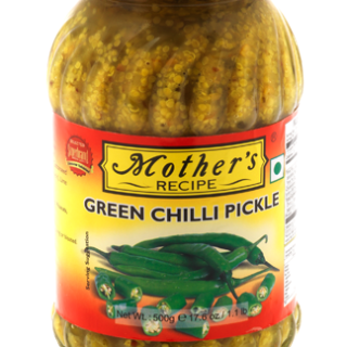 Mother'S Green Chilli Pcikle 500Gm