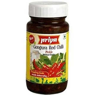 Priya Gongura Red Chilli Pickle 300 Gm