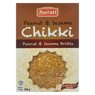Surti Peanut And Sesme Chikki 200 Gm
