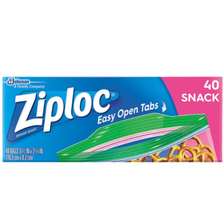 Ziploc Bags 40 Bags