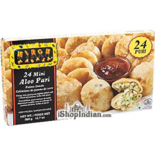 Mirch masala 24 mini aloo puri 360gm