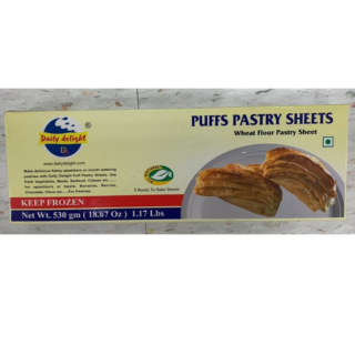 daily delisht puffs pastry sheets 530g