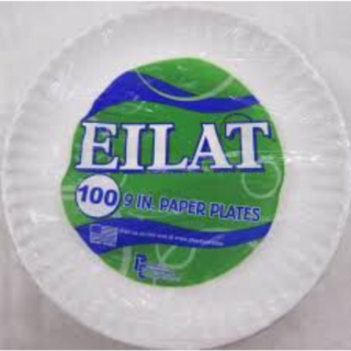 EILAT Paper Plates 100 CNT