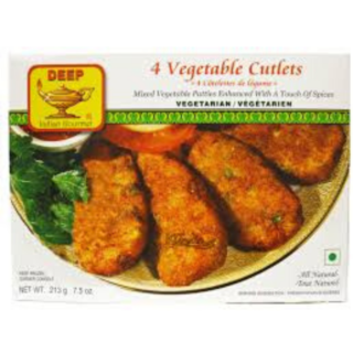 Deep Vegetable Cutlets 212 Gm