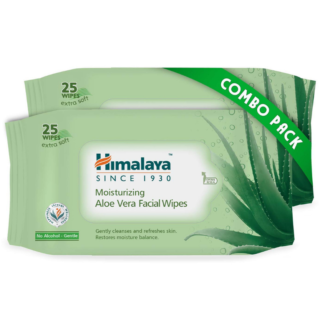 VEDIC ALOE FACE WIPES 30 CNT
