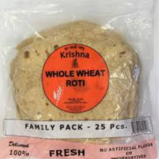 Krishna Whole Wheat Tawa Roti 36 Oz