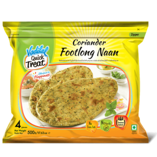 Vadilal Plain Tandoori Naan 4Pcs