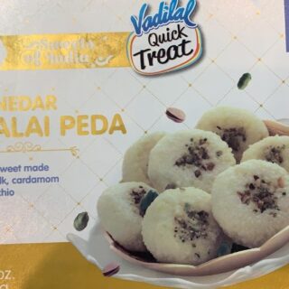 Vadilal danedar malai peda 340gm