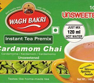Waghbakri Cardamom Tea Unsweetened 140 Gm